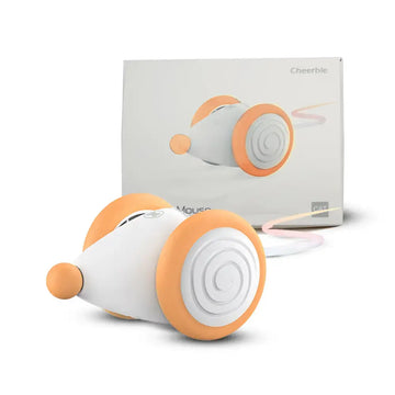 Cheerble Wicked Mouse Interactive Cat Toy (Orange)